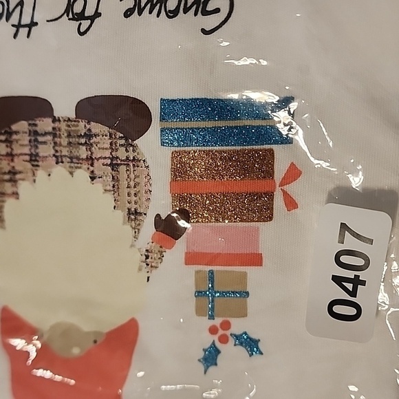 Crewcuts size 12 - 14 girl long sleeve christmas gnome shirt New - Picture 9 of 9